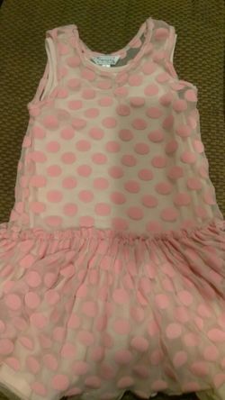 2piece pink polka dotDress sz 6