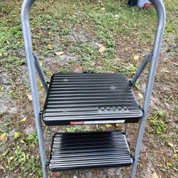 Cosco Two Step Folding Step Stool Metal Frame