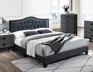 BRAND NEW QUEEN PLATFORM BED FRAME WITH MATRESS INCLUDED $329