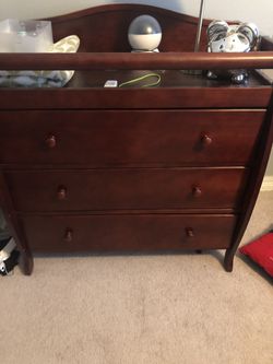 Kids bed and changing table