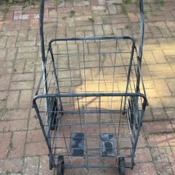 Basket With Wheels And Handle