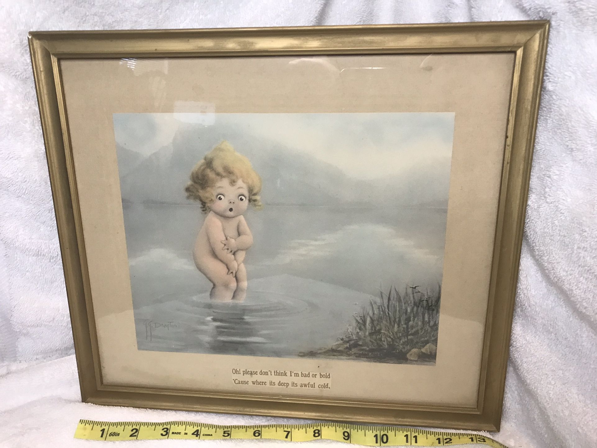 Antique Lithograph By GG Drayton 