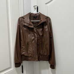 Faux leather jacket 