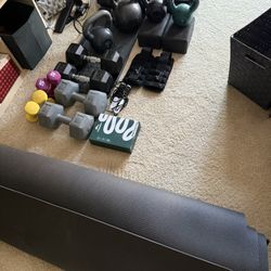 Complete Home Gym Set – FREE WEIGHTS + TRAINING ACCESSORIES
