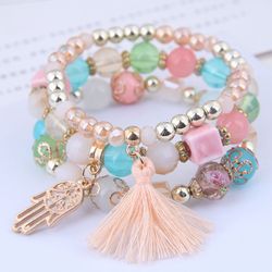 Bracelet- Bohemian Style beaded bracelet
