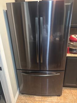 Samsung French Door Refrigerator Black Stainless