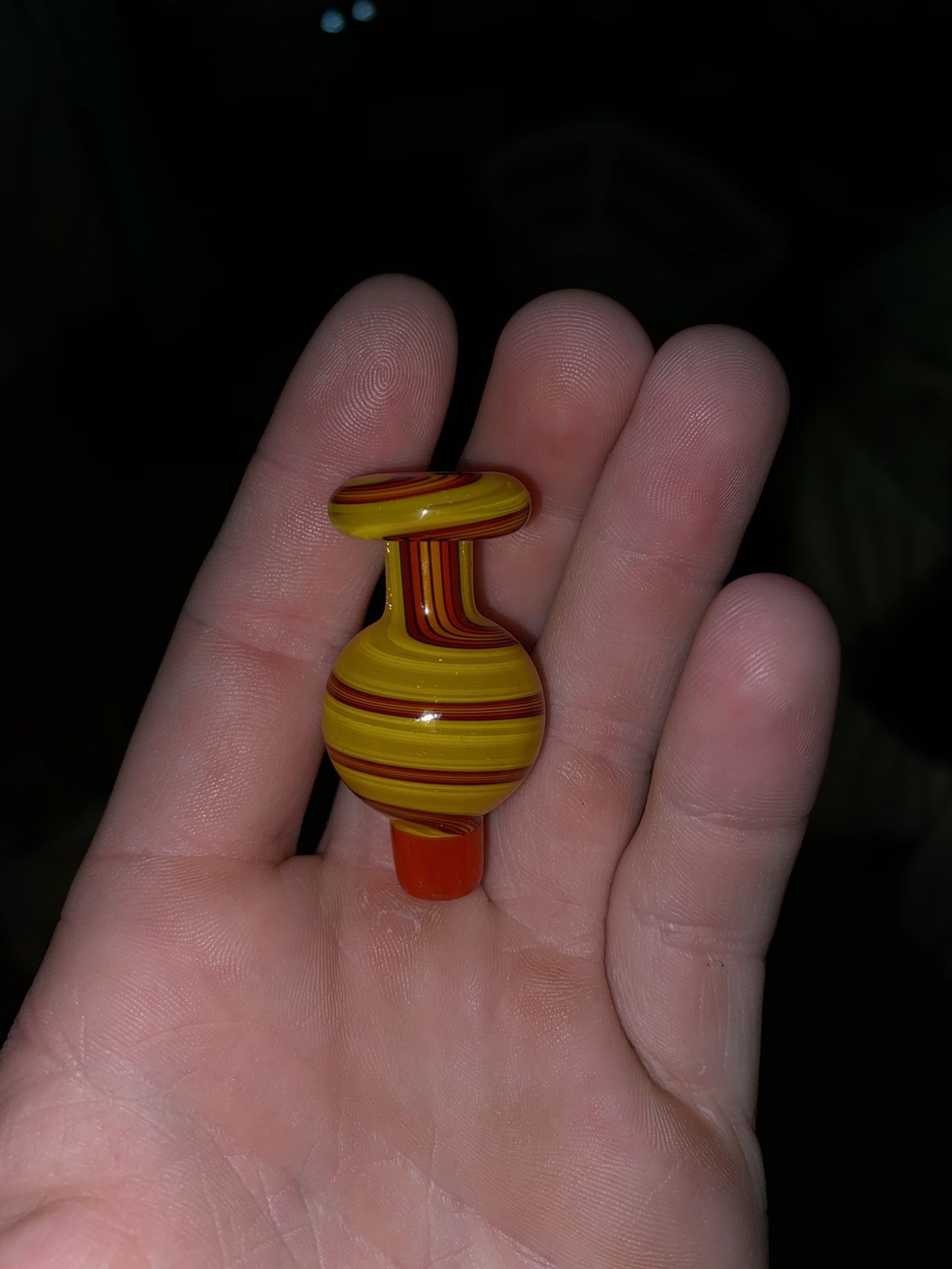 25mm @217glass dichro bubble cap