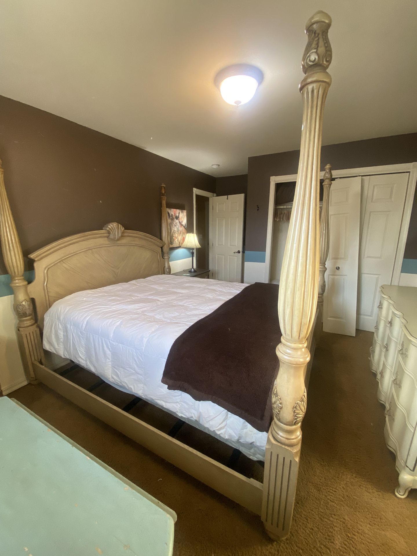 Bedroom Set, Night Stands, & Armoire