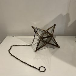 Hanging Glass Star 