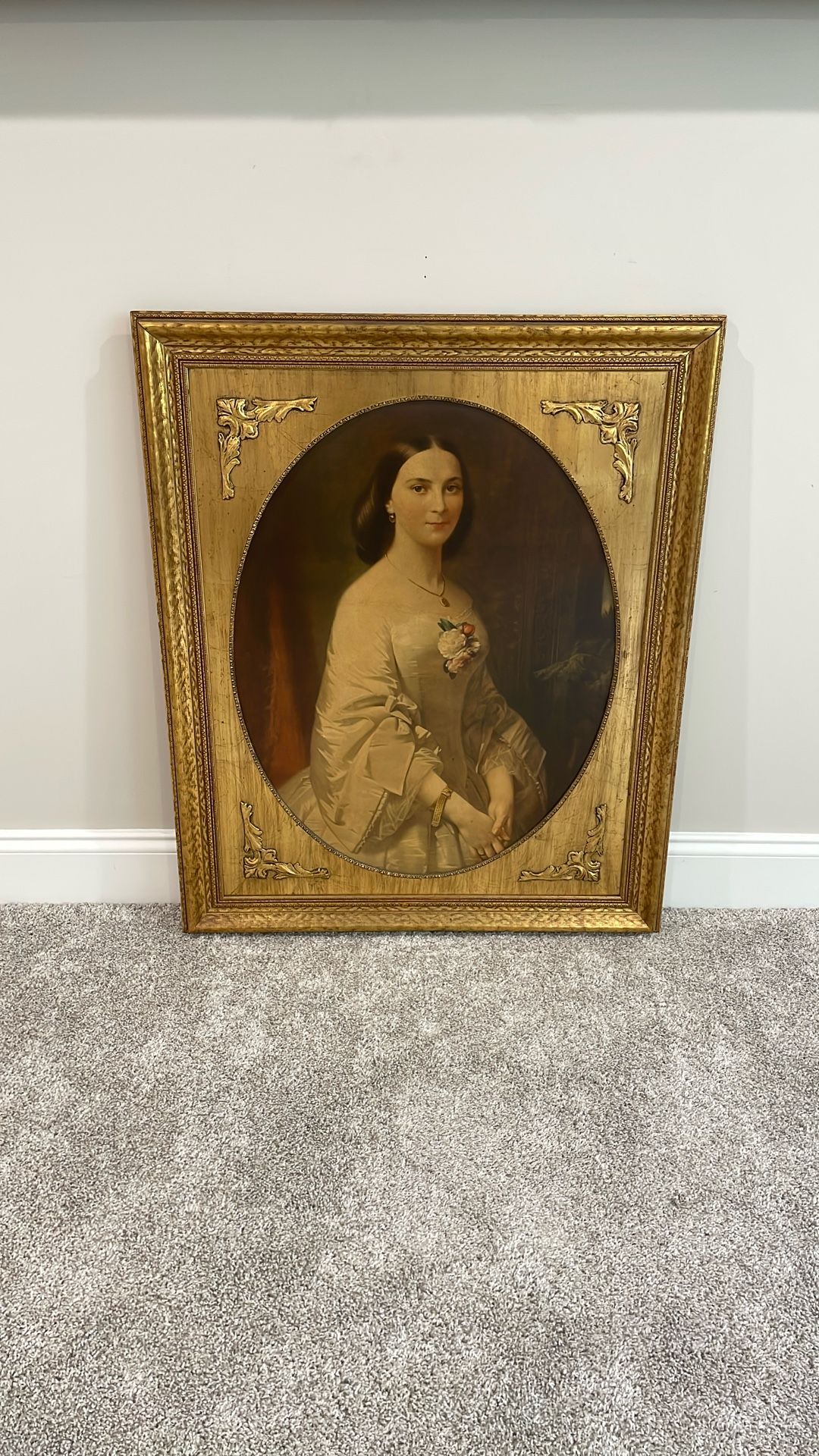 Antique Southern Belle Portrait