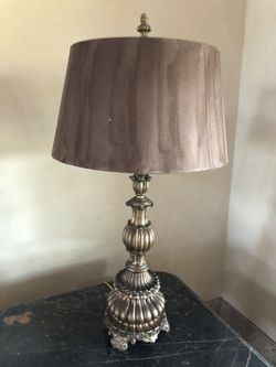 Neiman Marcus bronze lamp