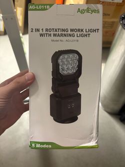 2-in-1 Rotating Work Light
