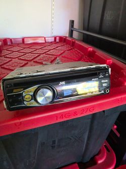 Jvc single din stereo