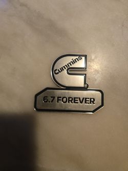 Cummins 6.7 Forever Metal Emblem Badge