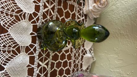 Glass Decanter Vintage Colored Glass Decanter with Stopper