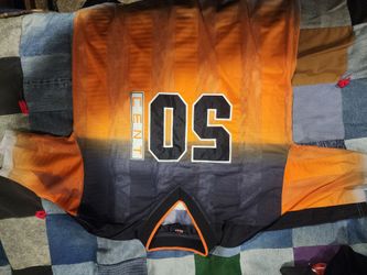 50 Cent Basketball Jersey Orange Gradient