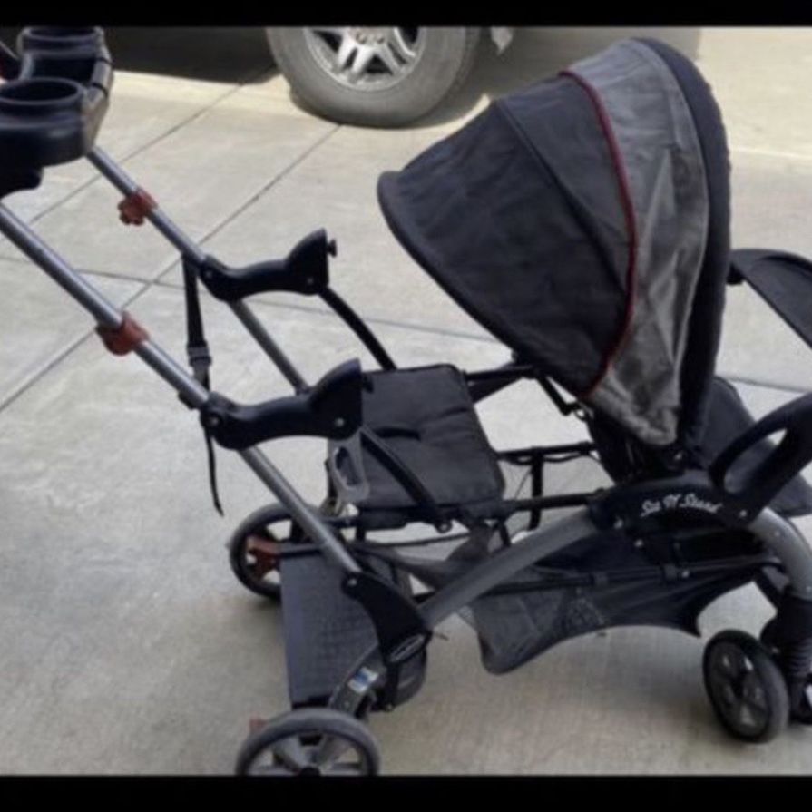  Free Baby Trend , Set And Stand Double Stroller