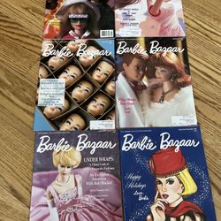 1992 Barbie Bazaar Magazines - 6 Issues 