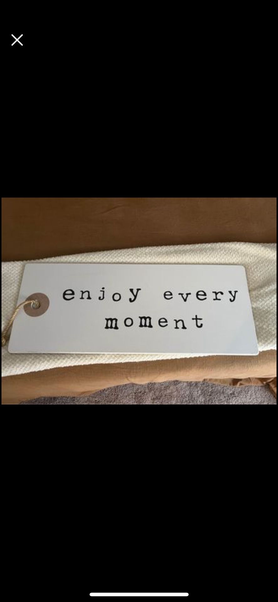 “Enjoy Every Moment” Wall Decor