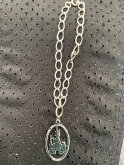 Sterling Silver Disney Castle Bracelet