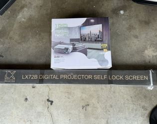 Projector With Screen
