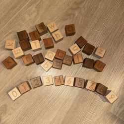 Alphabet Wood Blocks 