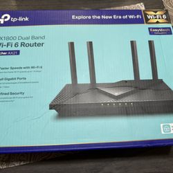 Tp-link AX1800 WiFi 6 Router Archer AX21