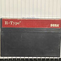 Sega Master System R-type Game 