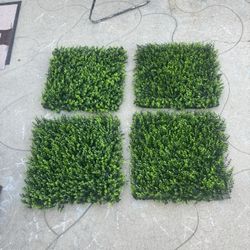 25 Artificial Boxwood Panels Fake Grass
