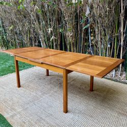 Mid-Century Danish Teak Draw Leaf Dining Table  by AM Mobler