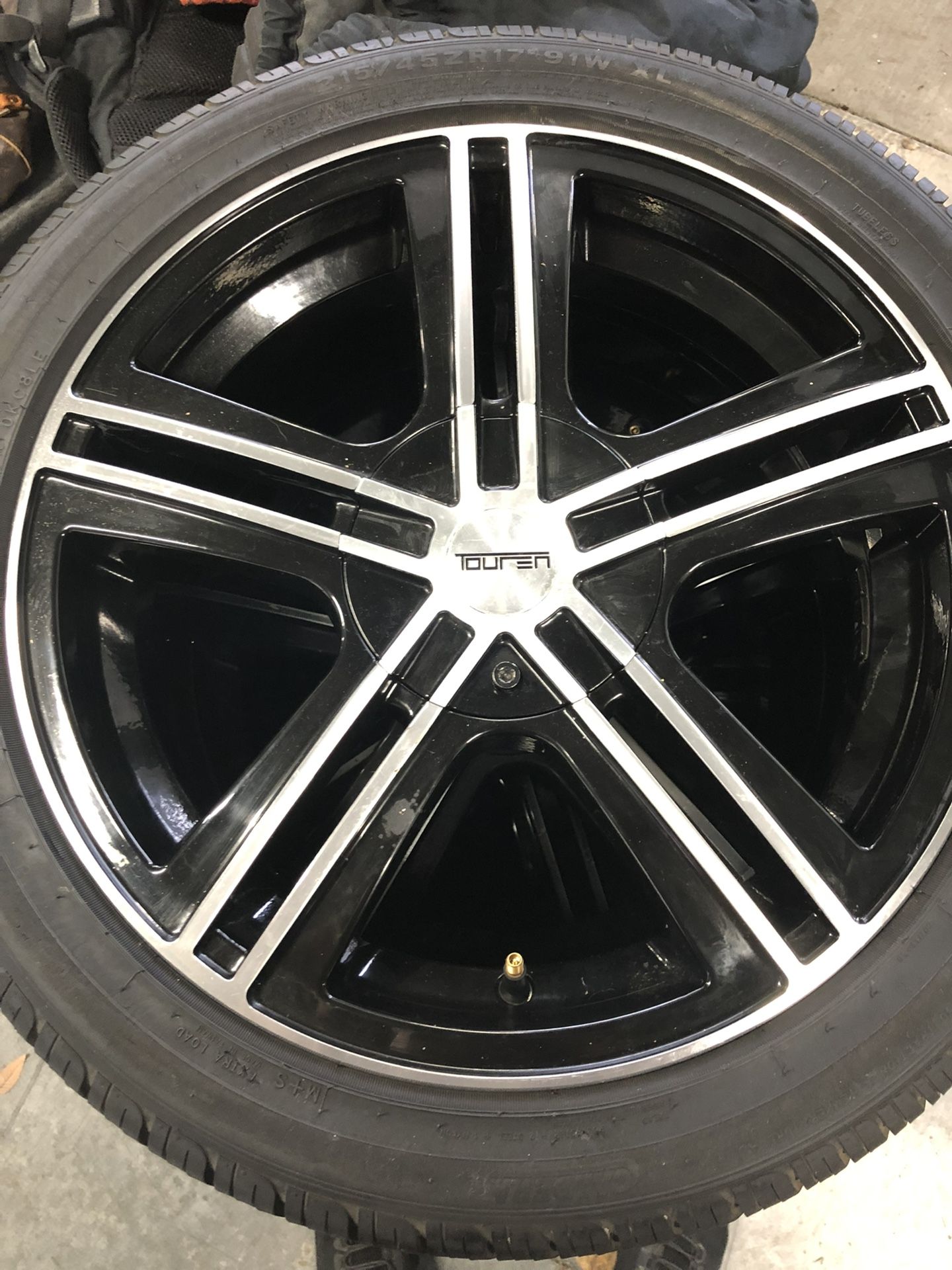 17” TOUREN TR62 Wheels With Caldera Confidence C3 All Season Tires Rims