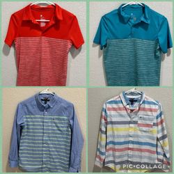 4 Boys Shirts - Boys Size L 12/14