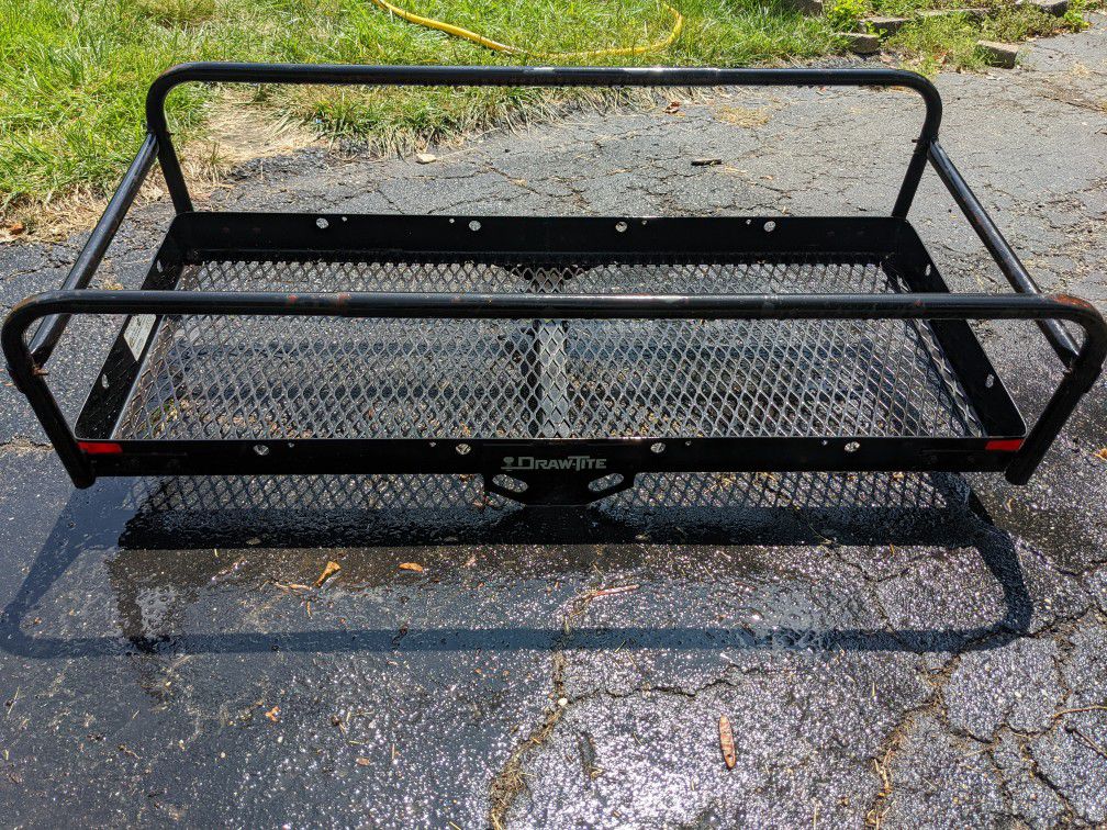 Draw Tite Hitch Cargo Carrier 300 Lb Capacity $50. Also A 2"-1.25" Attachment/Adapter Opening $10