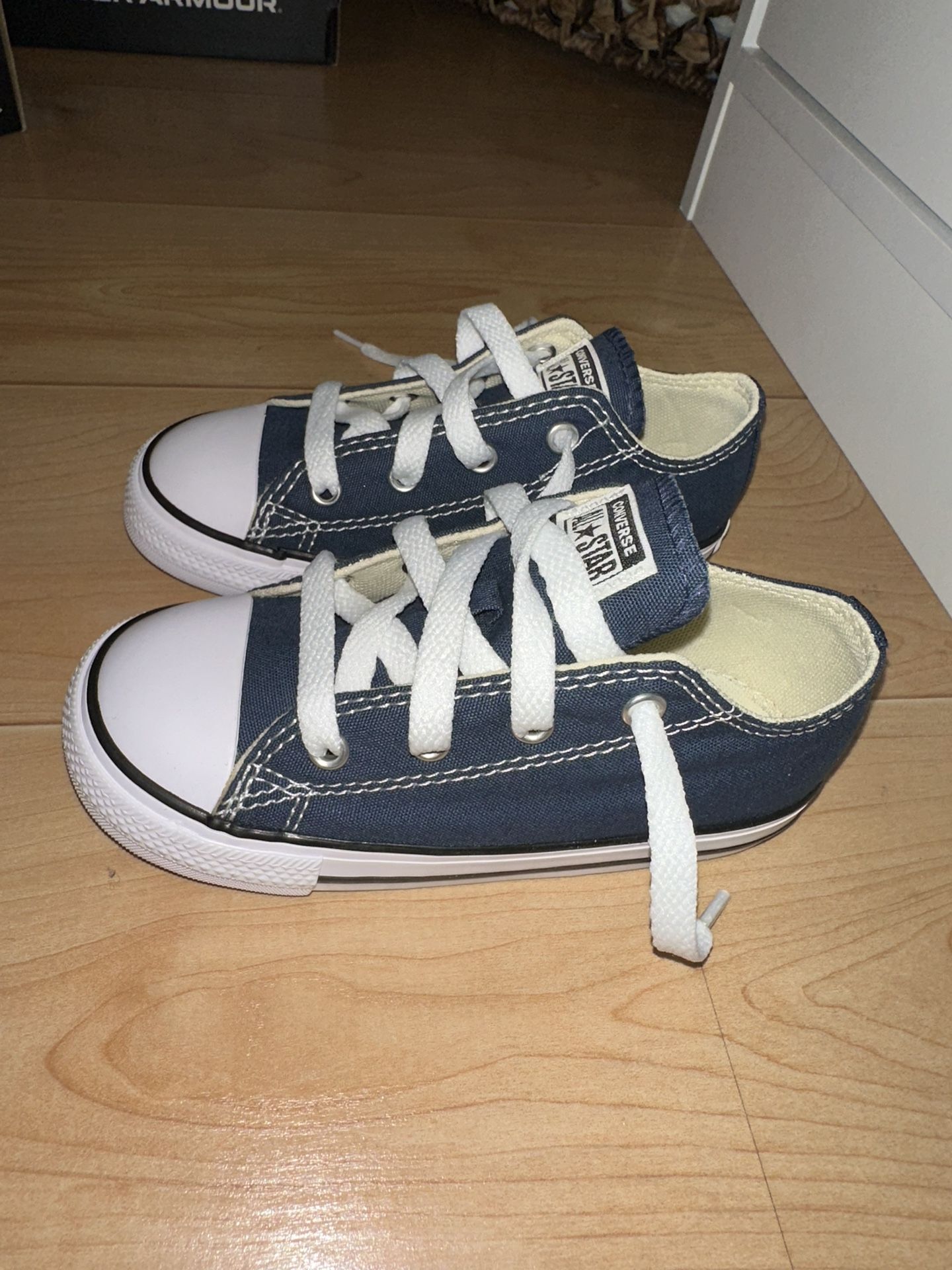 Navy Blue Converse Toddler Shoes