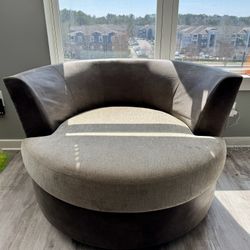 Swivel Chair - Taupe