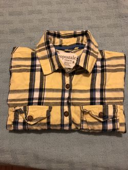 Aeropostale shirts yellow one size xsmall blue one size medium girls $4 each