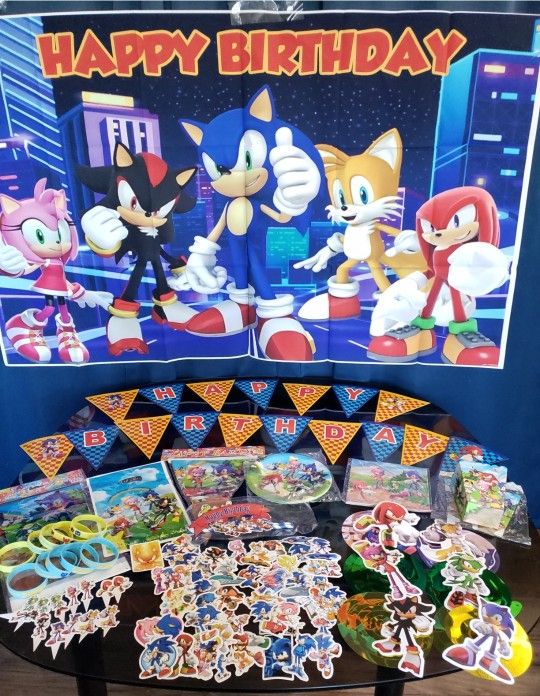 Sonic Balloons Sonic Decorations Sonic Party Supplies