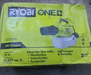Ryobi ONE+ 18V Cordless Fogger/Mister Kit (Includes Battery & Charger)