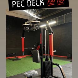 Gym Equipment, Pec Deck, Smith Machine 
