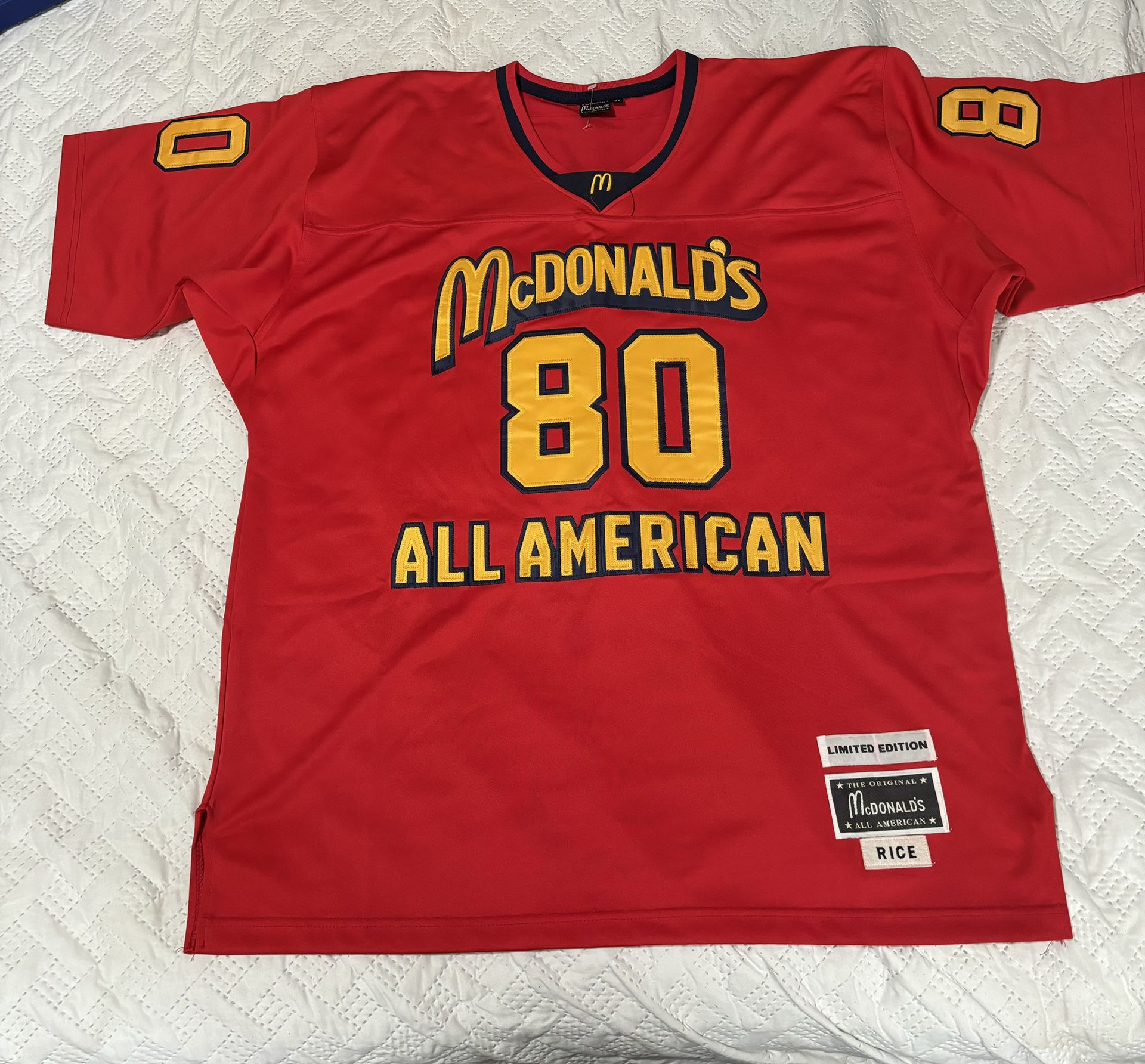 McDonald’s ALL American JERRY RICE JERSEY