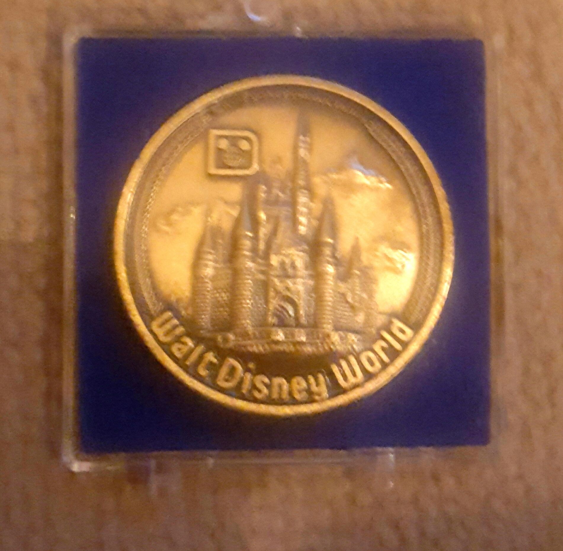 Vintage Disney World Bronze Coin Medallion