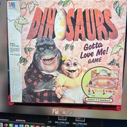 1991 Dinosaurs Gotta Love Me 3-D Board Game