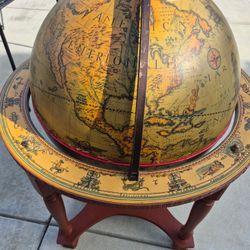 Vintage Globe Bar / Multipurpose Storage Table $150 OBO