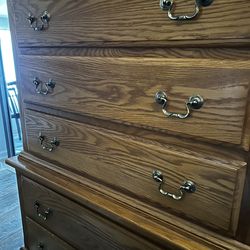 Solid Oak Dresser