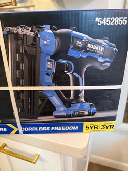 Kobalt 24V Max Brushless 16GA Cordless Straight Nailer