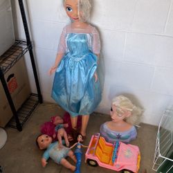 Lot Of Kids Barbie Items And More Take All In Pic For $25