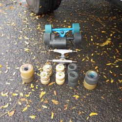Trucks, 4 Sets Of Wheels, Set Of Electric Trucks, Motor And Wheels With Bearings