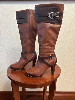 Nike Air (Cole Haan) Knee High Leather Boots Size: 6B (Medium Width)