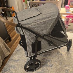 Pet Stroller for medium and Large Dogs, Dog Stroller, Large Dog, Foldable carts, Carrier, One-Hand Automatic Folding, Quick Release Wheel, Dual Entry