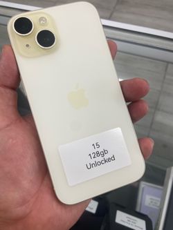 iPhone 15 unlocked. Cash or $50 down w approval